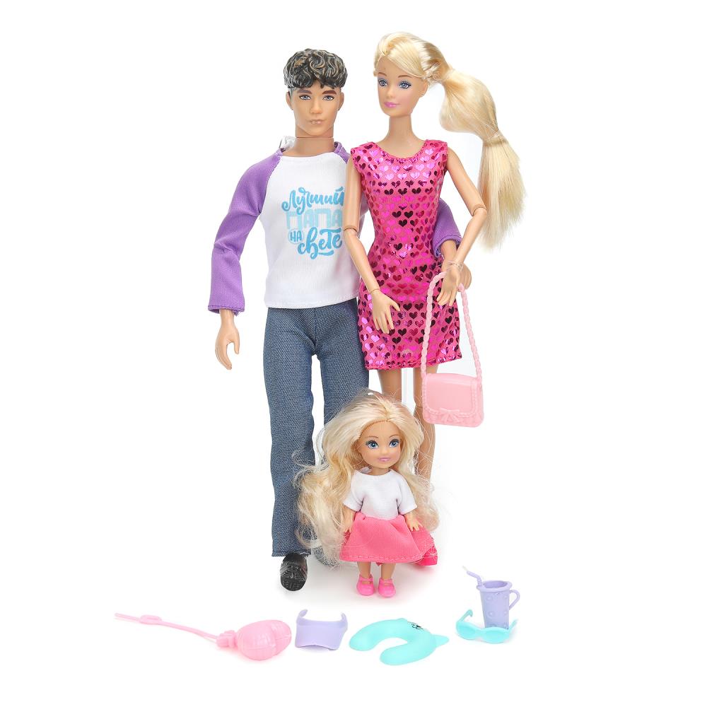 Набор кукол София, руки и ноги сгиб., кор. КАРАПУЗ в кор.12шт