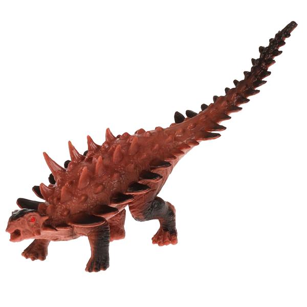 Jeu de dinosaures en plastique avec puces 14,7*5,3*4,5 cm, affichage indépendant, vidage de l'ispagne en cor.2*90