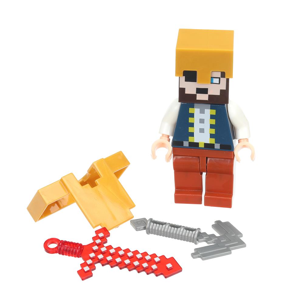 Конструктор фигурка мой мир с аксессуарами Город мастеров в кор.120шт