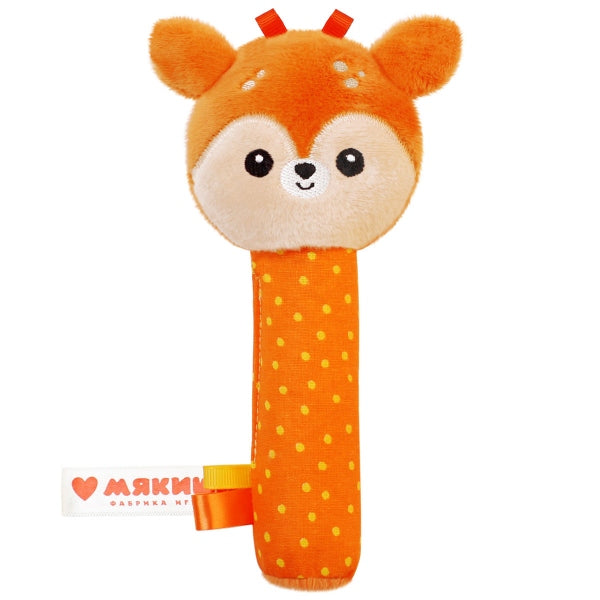ИГРУШКА "МЯКИШИ" ПИЩАЛКА (ОЛЕНЁНОК БЕМБИ) в кор.20шт