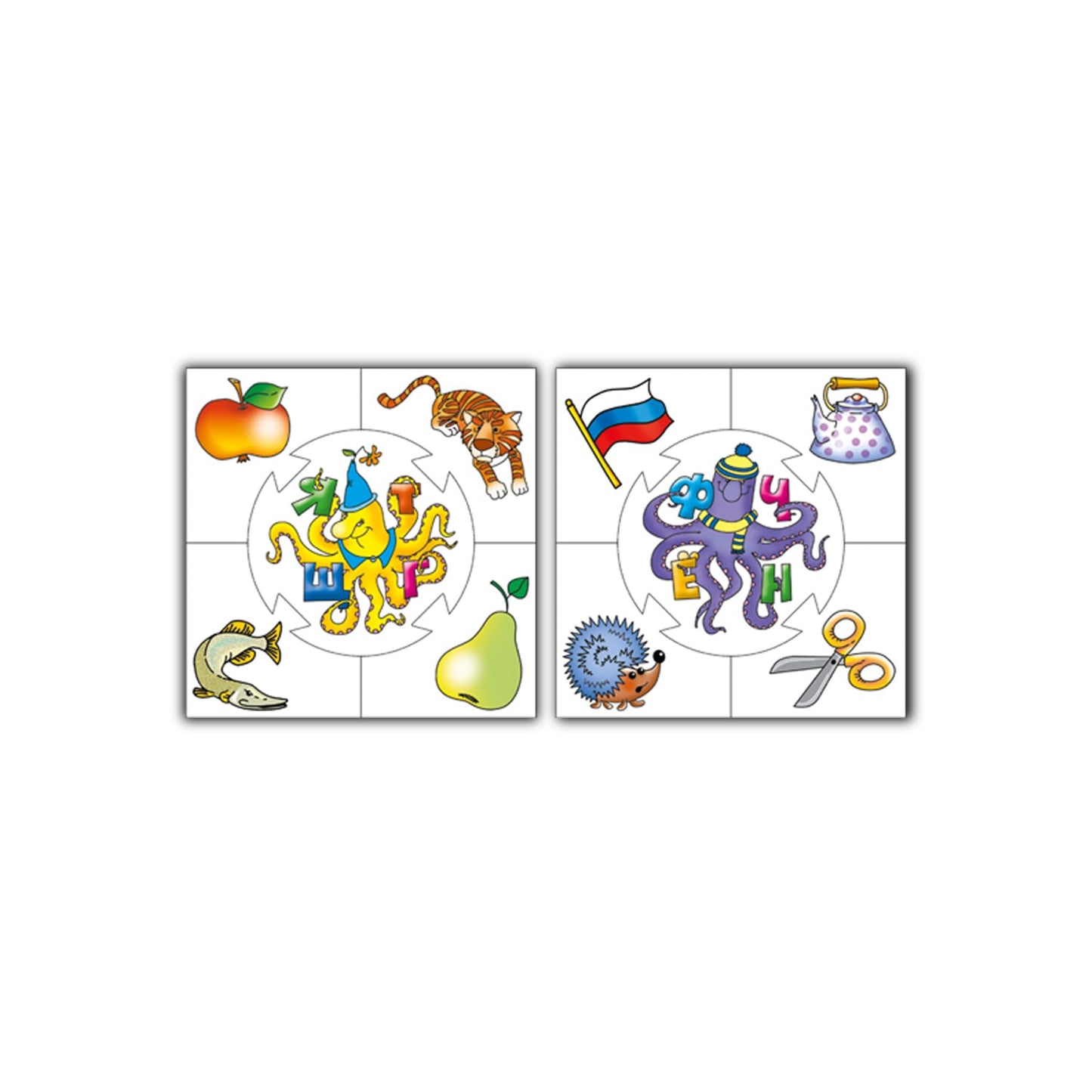 АЛФАВИТ. НАСТОЛЬНАЯ ИГРА СЕРИИ "УЧИСЬ, ИГРАЯ!" (М/Г) 00071 в уп.10шт