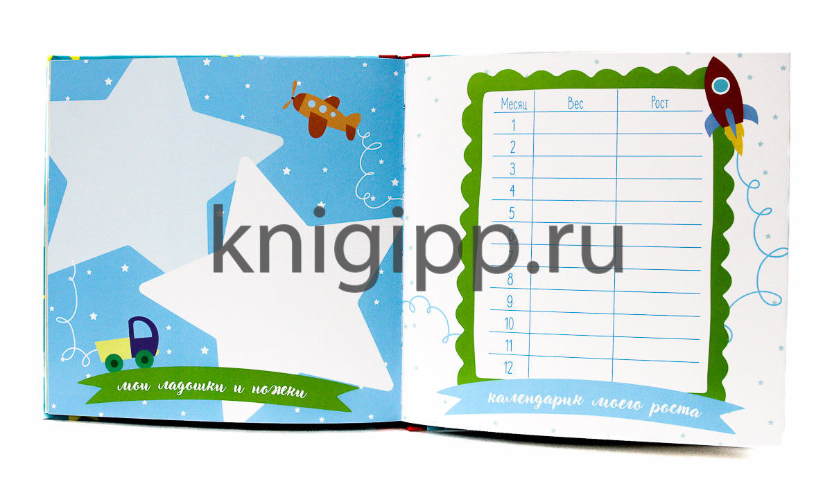 МОЙ ПЕРВЫЙ ГОД (для мальчиков)