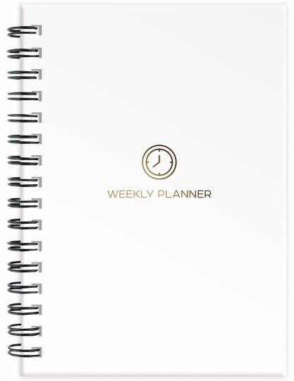 Planificateur de bloc pour la machine (белый). А5, твердый переплет, фольга, недатированный, 128 стр.
