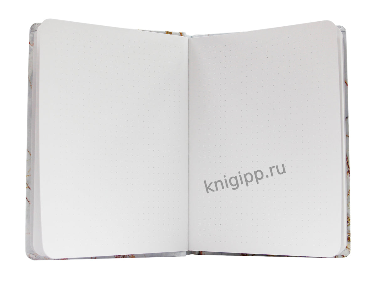 БЛОКНОТ ТОЧКАБУК Мрамор. БЕЛЫЙ