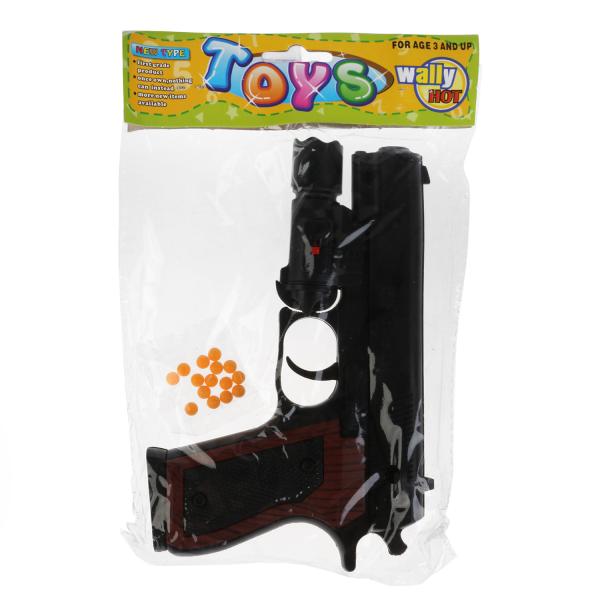 Пистолет (п) с лазером. прицелом, с пульками ИП в пак. в кор.2*84шт