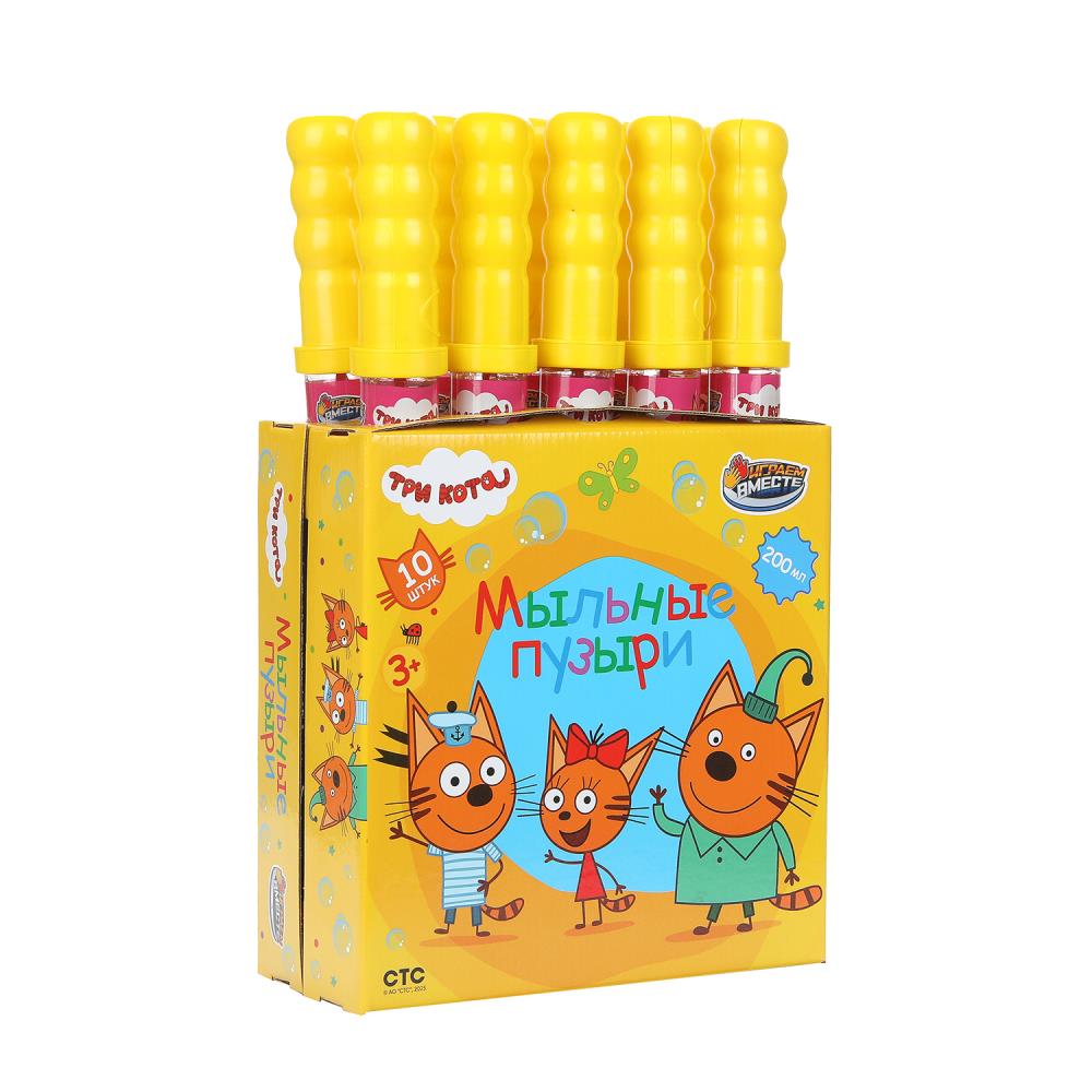 Мыльные пузыри ТРИ КОТА 200 ml, dans un col de 38 cm, cor.23,5*10,5*38 cm, ВМЕСТЕ jusqu'à 10 pièces dans le cor.5уп