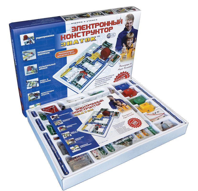 Эл. конструктор ЗНАТОК "320 схем"