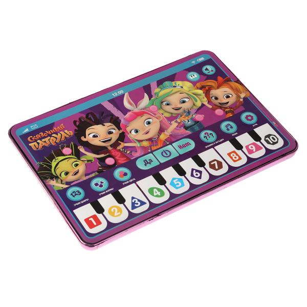 Обучающий мини-планшет СКАЗОЧНЫЙ ПАТРУЛЬ 50 песен, загадок и звуков.кор.бат Умка в кор.72шт