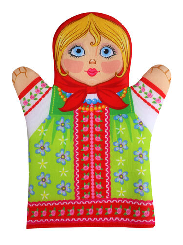 Домашний кукольный театр. Кукла-перчатка "Внучка"