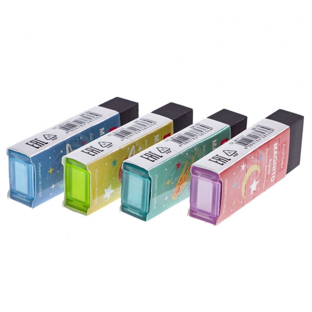 Ластик магнитный прямоуг. цв. в ассорт.,ER_067523