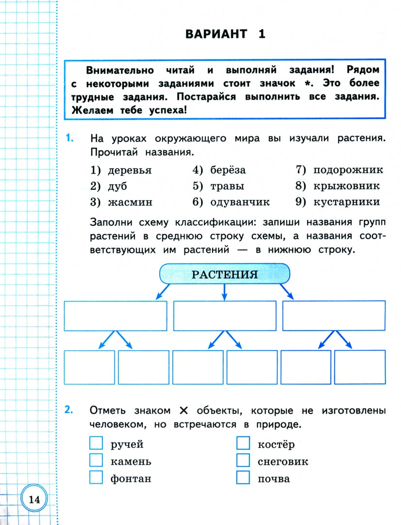 Трофимова. ВСОКО. Окружающий мир 3кл. 10 вариантов. ТЗ. ФГОС Новый