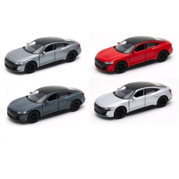 Machine en métal 4.75" audi rs e-tron gt inersh. ouvertures, couleur dans l'assortiment dans la distribution. jusqu'à 12 pouces dans le corps 2*6 pouces