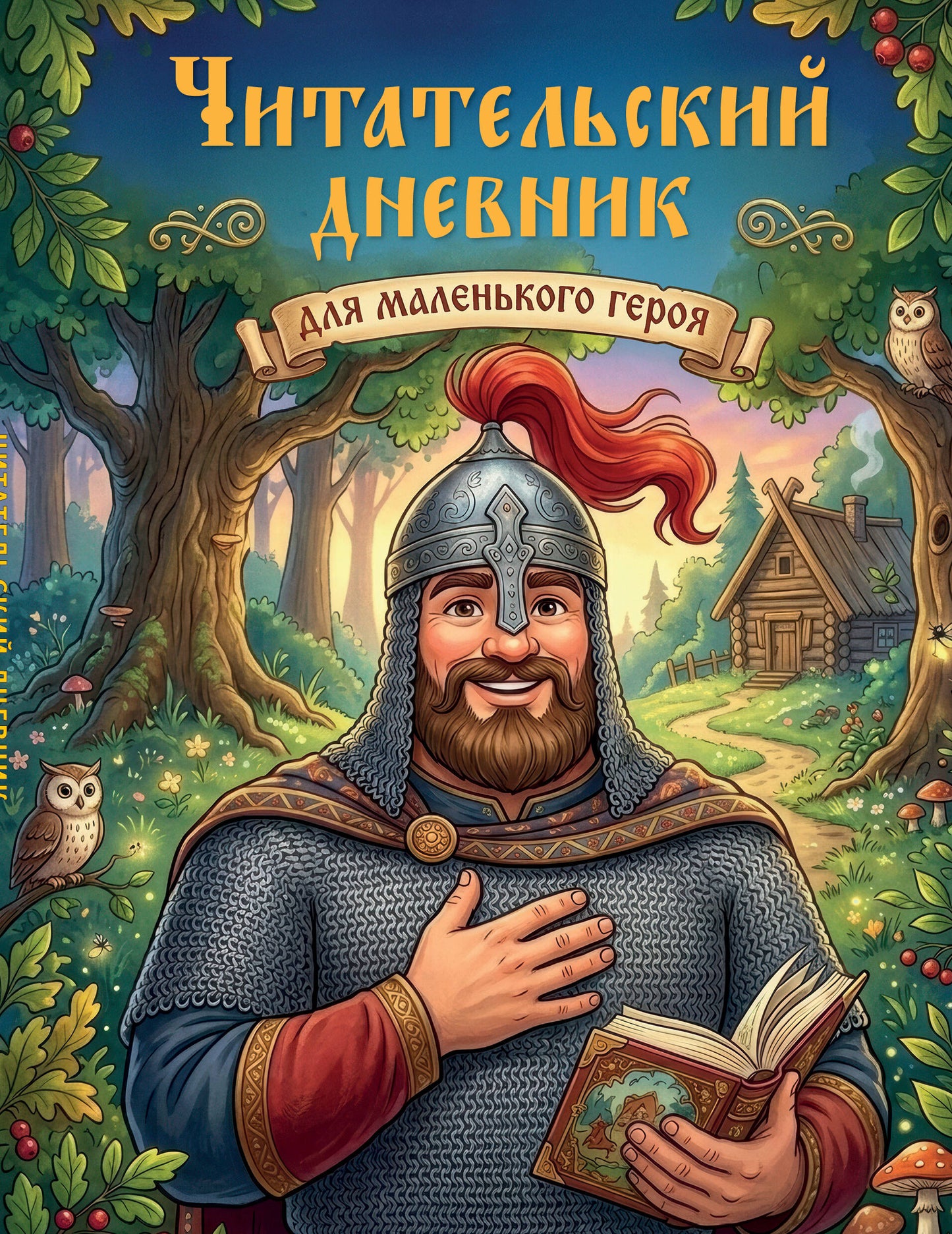 Читательский дневник для начальных классов. Богатырь (32 л., цветной блок)