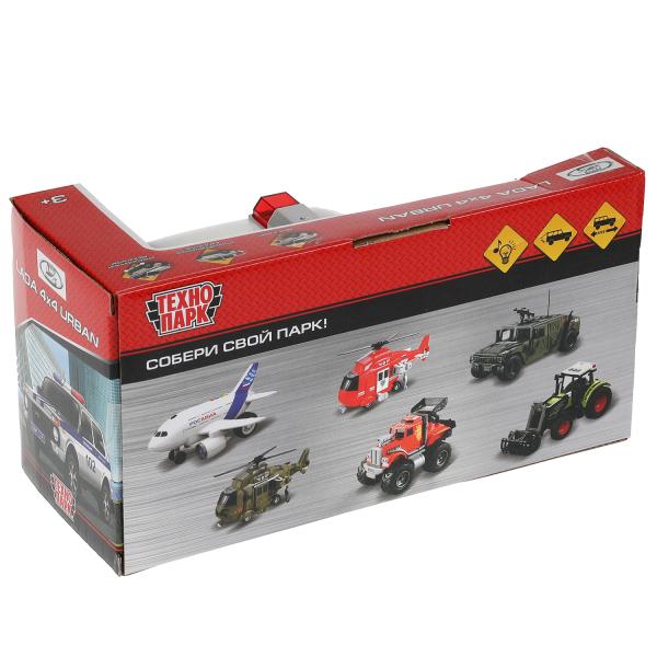 URBANBLACK-20PLPOL-WH Machine en plastique pour voiture LADA 4x4 URBAN POINT 19,5 cm, 2 boutons, iner, cor. C'est