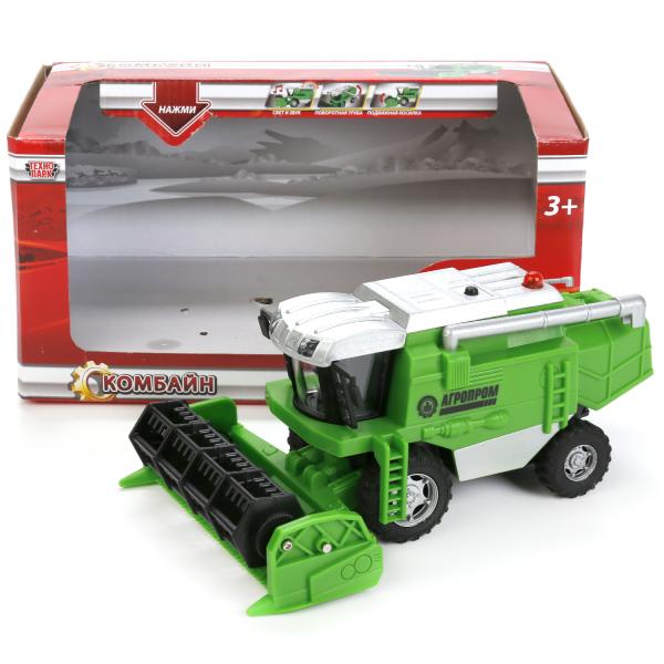 SB-17-35-OB 250746 Модель пластик свет-звук КОМБАЙН, 22 см, подвиж.дет., инерц., кор. Технопарк в к
