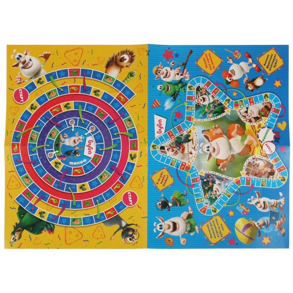 Très bien. Настольная игра-ходилка. 2 en 1. Буба. 330х216х27 mm. Умные игры. dans le cor.20шт