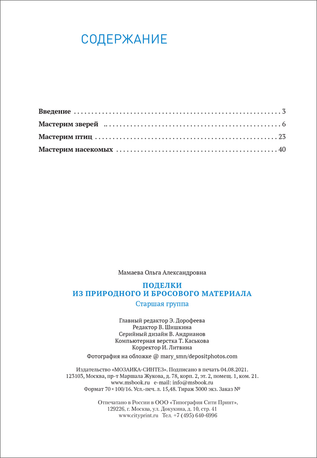 Поделки из природного и бросового материала. 5–6 лет. ФГОС