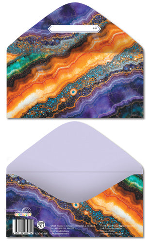 КДС-17525 Конверт для денег на склейке. Без надписи (срез камня)