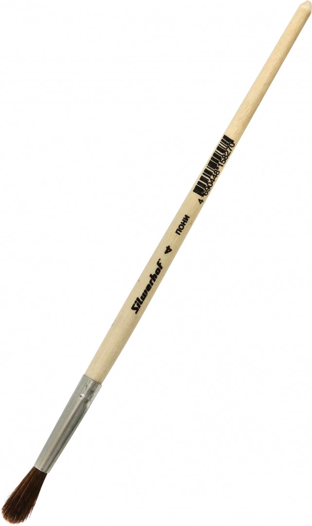 Кисть пони круглая №4 худож. ПЛАСТИЛИН КОЛЛ 981135