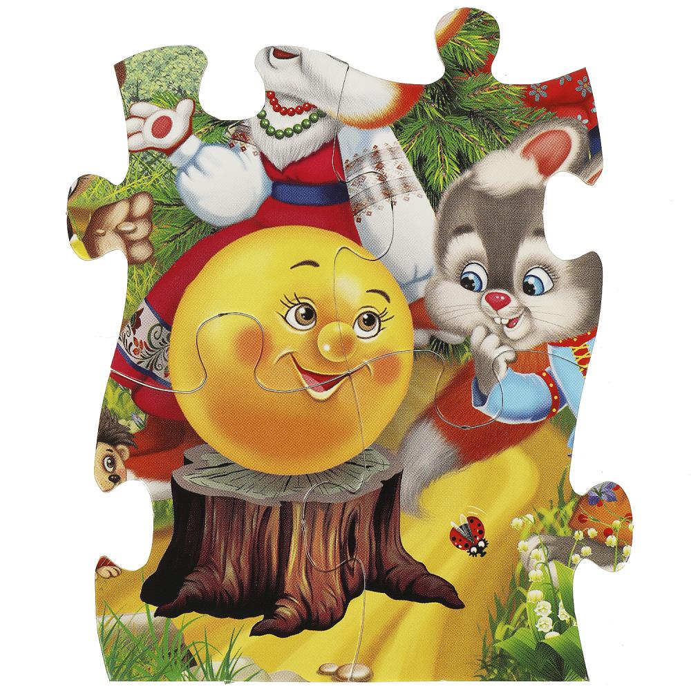 Колобок. Пазл в рамке. 15 деталей. Развивающие пазлы. 285х215х5 мм. Умные игры в кор.50шт