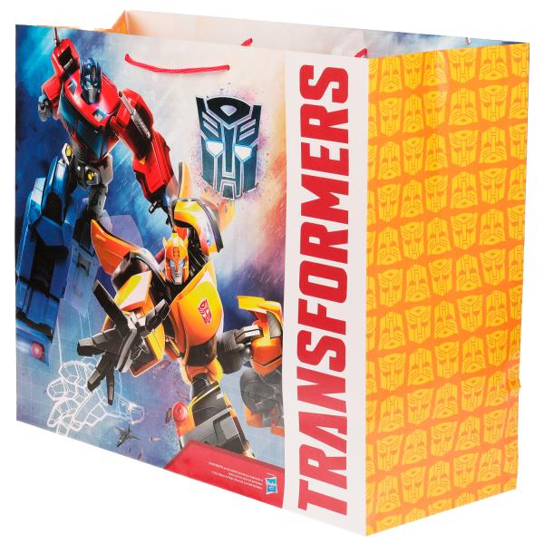 Пакет подарочный глянцевый Трансформеры xxl, 40*49*19 см ЧУДО ПРАЗДНИК в кор.100шт
