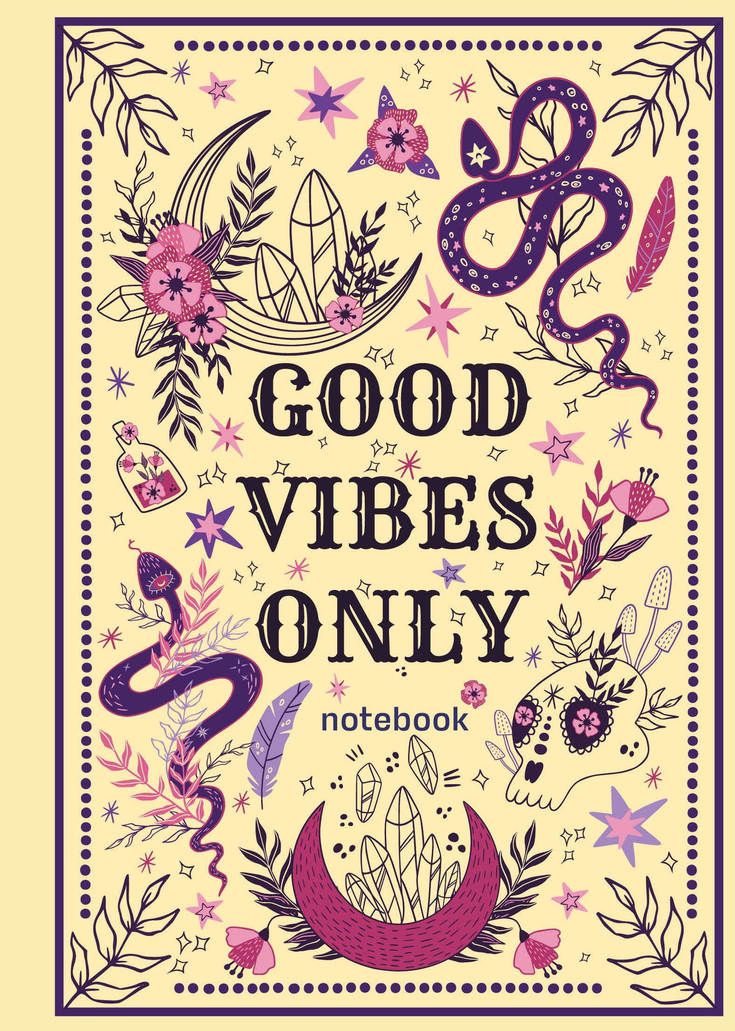 Блокнот в клетках. Добрая Ведьма (А4, 48 л., на пружине)