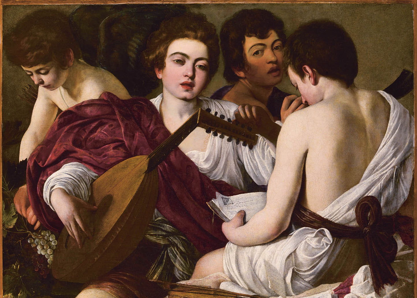 Постер. Караваджо. Музыканты. Формат А3.