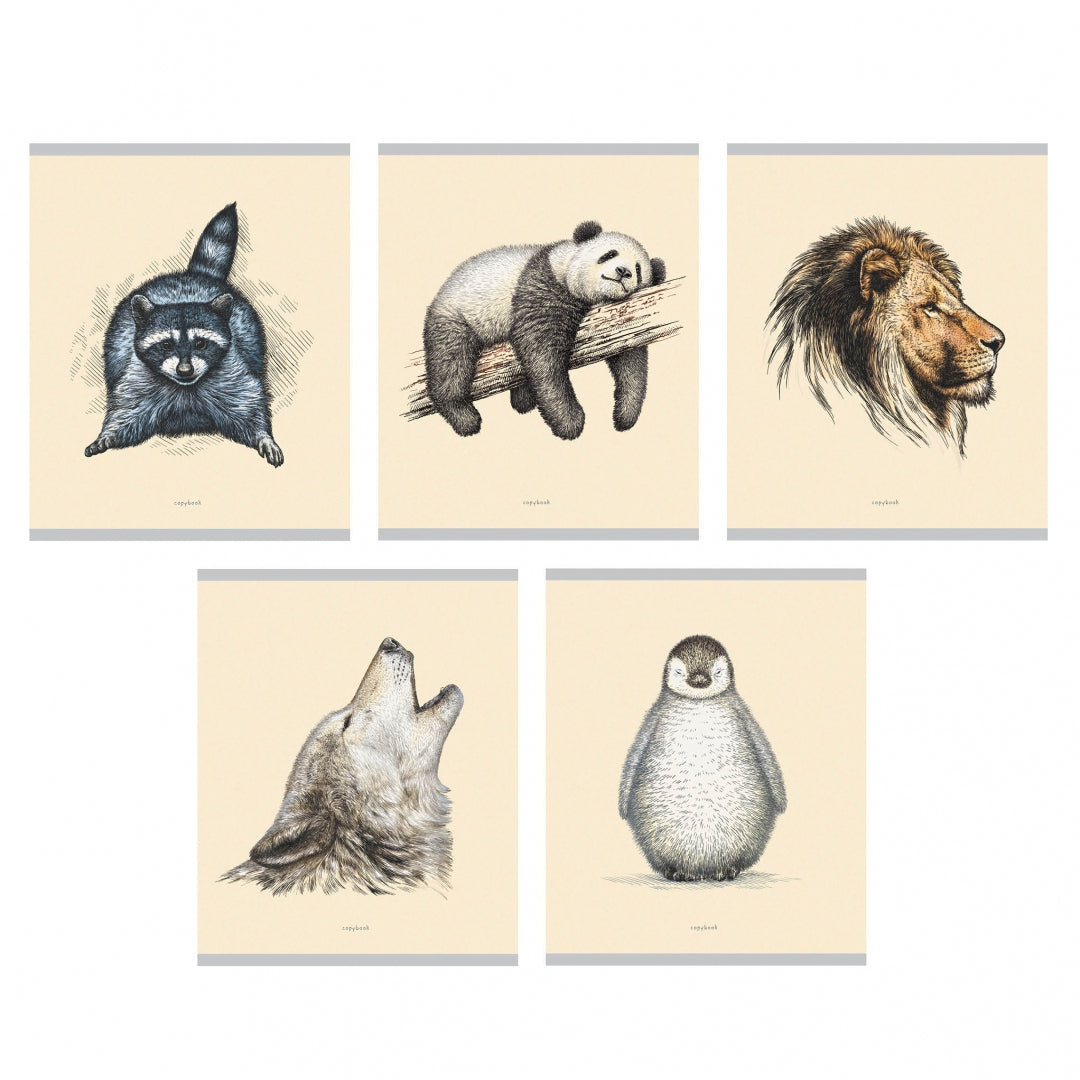 Тетрадь 48л,В мире животных,ассортимент,ТККЛ487244