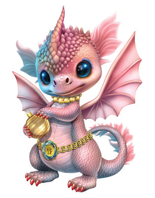 ФМ1-15229 Plaque pour votre maison A4+. Дракон девочка. Двухсторонний