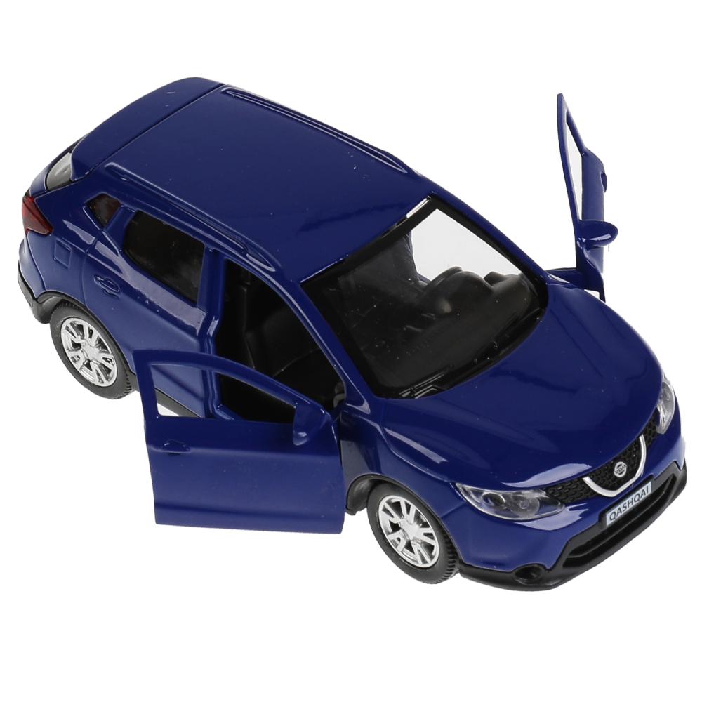 ТМ Технопарк. Машина металл "NISSAN QASHQAI" 12см, открыв. двери, инерц, СИНИЙ. в кор. в кор.2*36шт