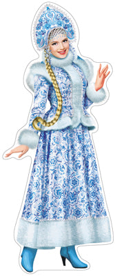 ФБ-12942 Plaque pour votre maison A2. Снегурочка (с уф-лаком)