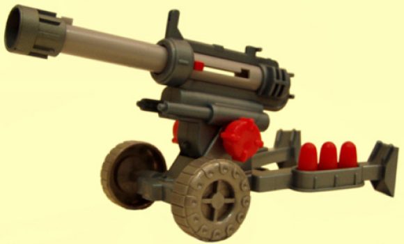 Военная техника Пушка пневматическая 20х9х9,5 см.