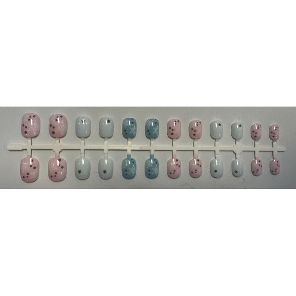 Косметика ДЛЯ ДЕВОЧЕК накладные ногти фрозен в коробке - в кор.60*12шт