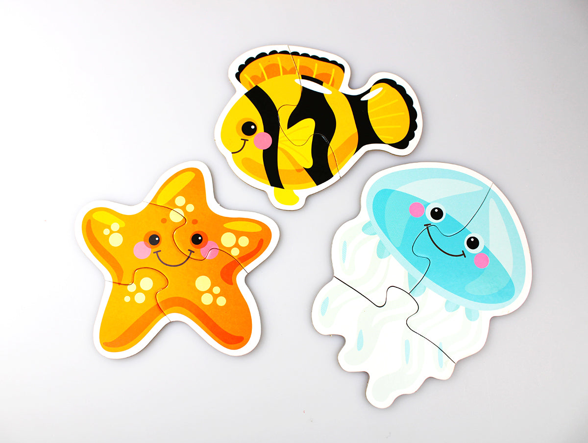 Jouets pour bébé "Обитатели моря" (5 cartes, 14 jours)