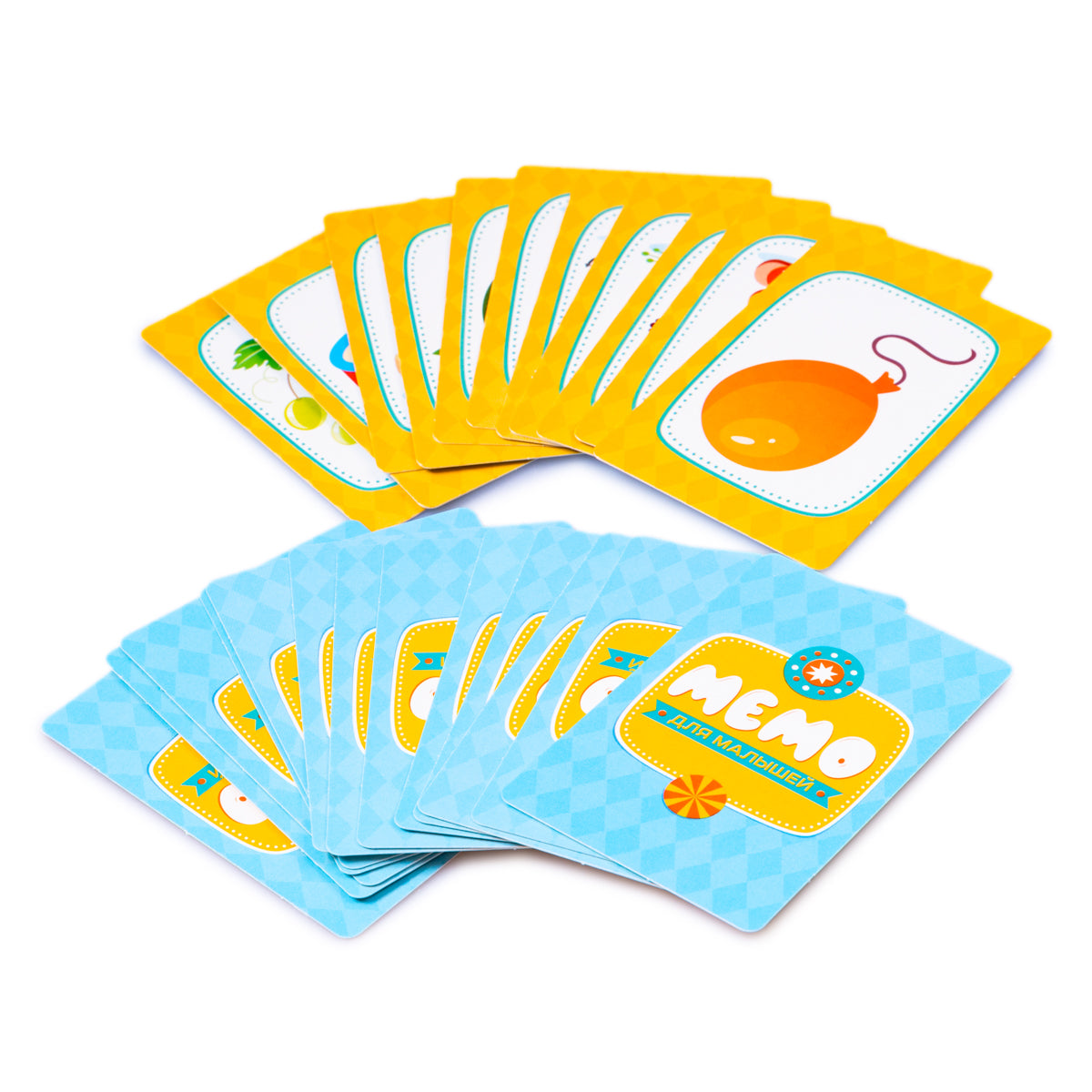 Игра настольная "МЕМО" для малышей. Серия АКТИВ time