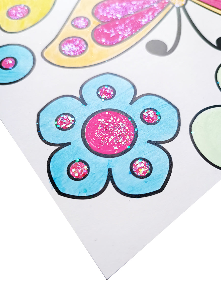 Набор для творчества. Раскраска с блестками "Русалочка"