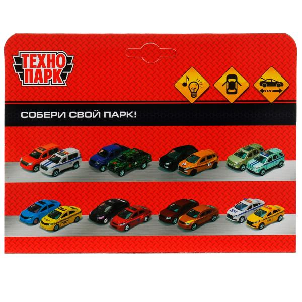Машина металл свет-звук BMW X6 mk3 g06 ПОЛИЦИЯ 12 см, двер, инер, сер, кор. Parc technologique dans le cor.2*36шт