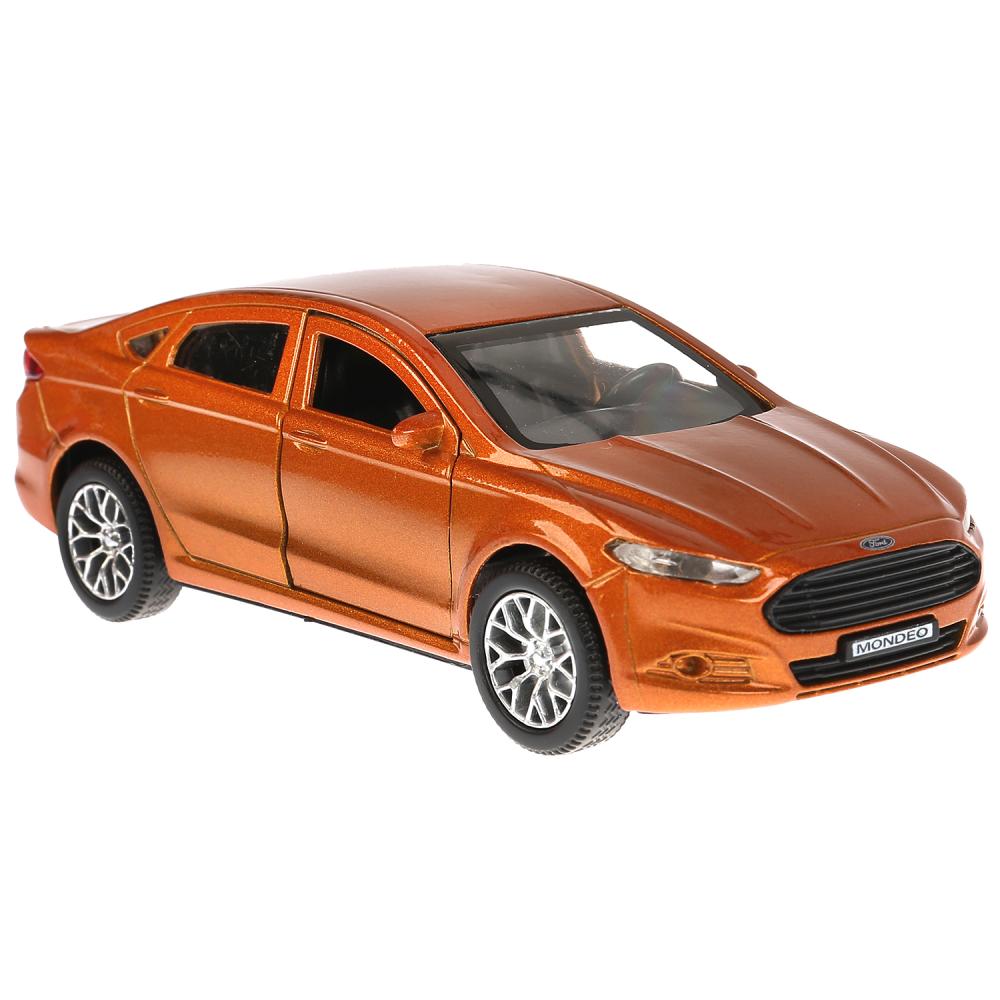 Машина металл FORD MONDEO, длина 12 см, откр дв, багаж, инерц, золотой. Технопарк в кор.2*36шт