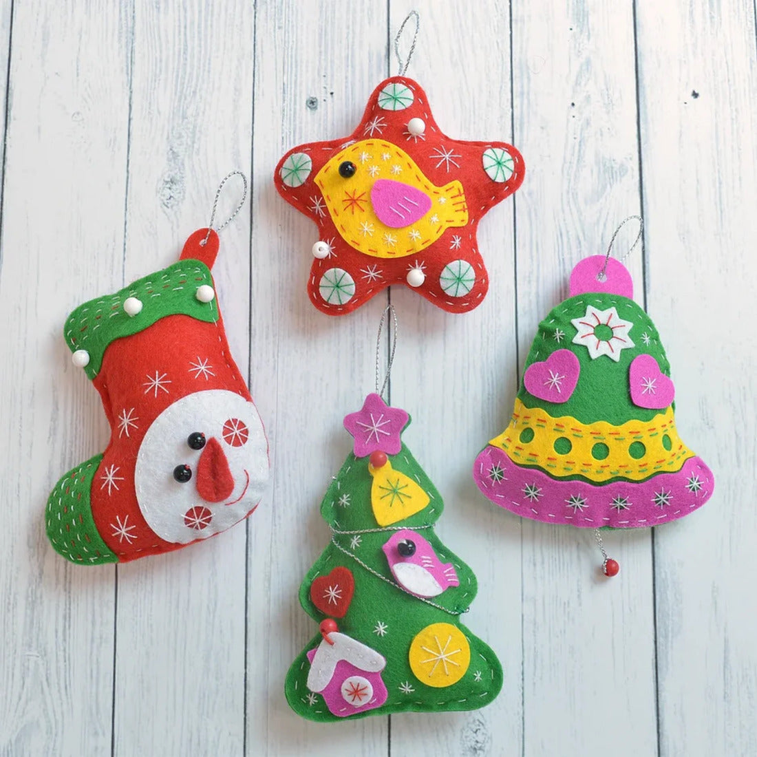 Набор для творчества Дрофа-Медиа Игрушка из фетра своими руками Новогодние игрушки