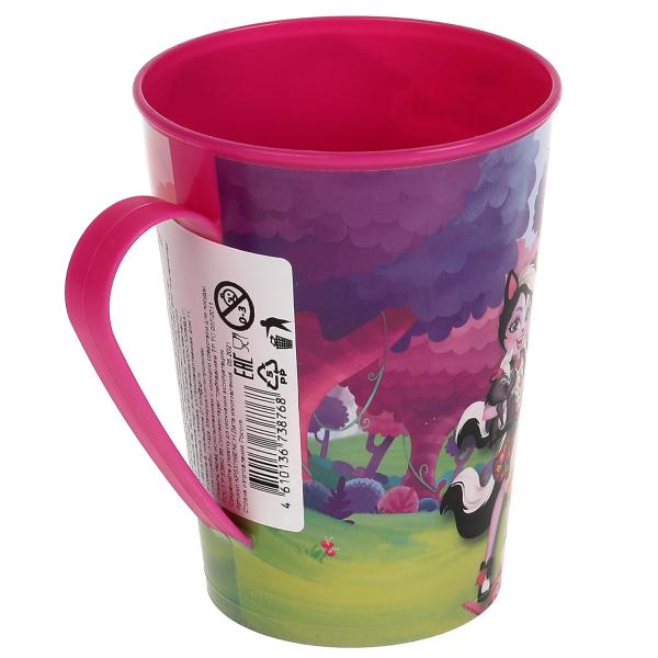 Энчантималс. Кружка пластиковая, 350 мл, ТМ Умка<br> в кор.24шт