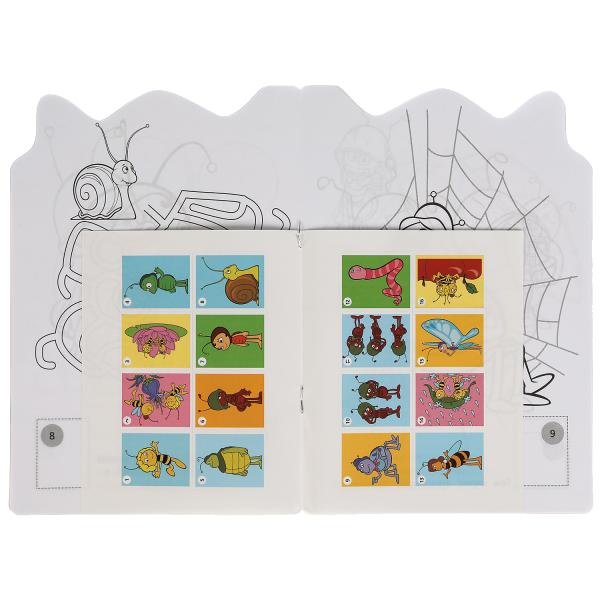 Самая веселая пчелка. Раскраска с вырубкой и наклейками малого формата. Пчелка Майя. Умка в кор.50шт