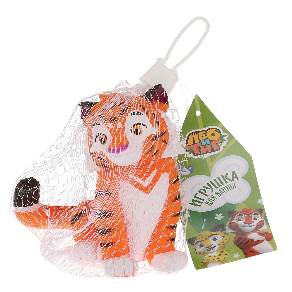 ИГРУШКА ПЛАСТИЗОЛЬ ДЛЯ ВАННЫ "Капитошка" Лео и Тиг, Тиг в сетке (russ. уп.) в кор.50шт