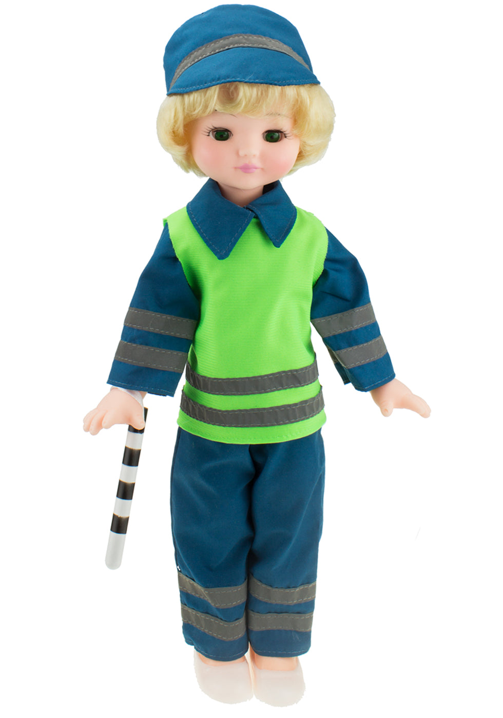 Мир Кукол. Кукла арт.ЛЕН45-29 "Инспектор ДПС Василий" в пакете, 45 см