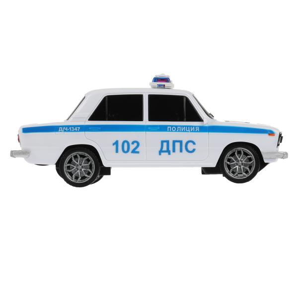 Машина р/у ВАЗ-2106 ПОЛИЦИЯ 18 см, свет, бел, кор. Parc technologique à Cor.24шт