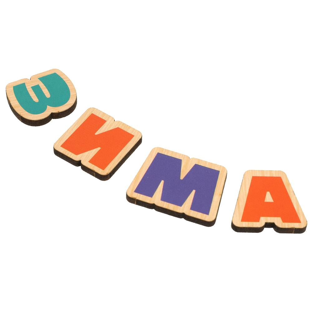 Игрушка деревянная рамка-вкладыш без ручек СОЮЗМУЛЬТФИЛЬМ 28*19,5 см,термопак Буратино в кор.20шт