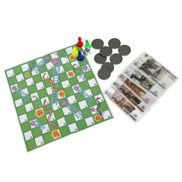 Деньги игровые для кассы, блист.18*30*2см ИГРАЕМ ВМЕСТЕ в кор.2*240шт