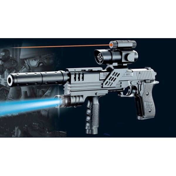 Pistolet avec laser. et optique. Il s'agit d'un casque avec le téléphone P2118-A1+/P2118-A1 dans un paquet. dans le cor.2*42шт