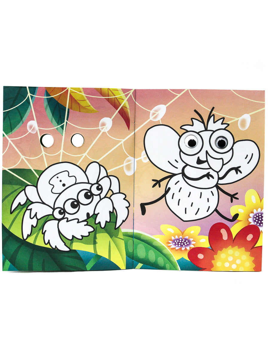 РАСКРАСКА с глазками А5. БУКАШКИ