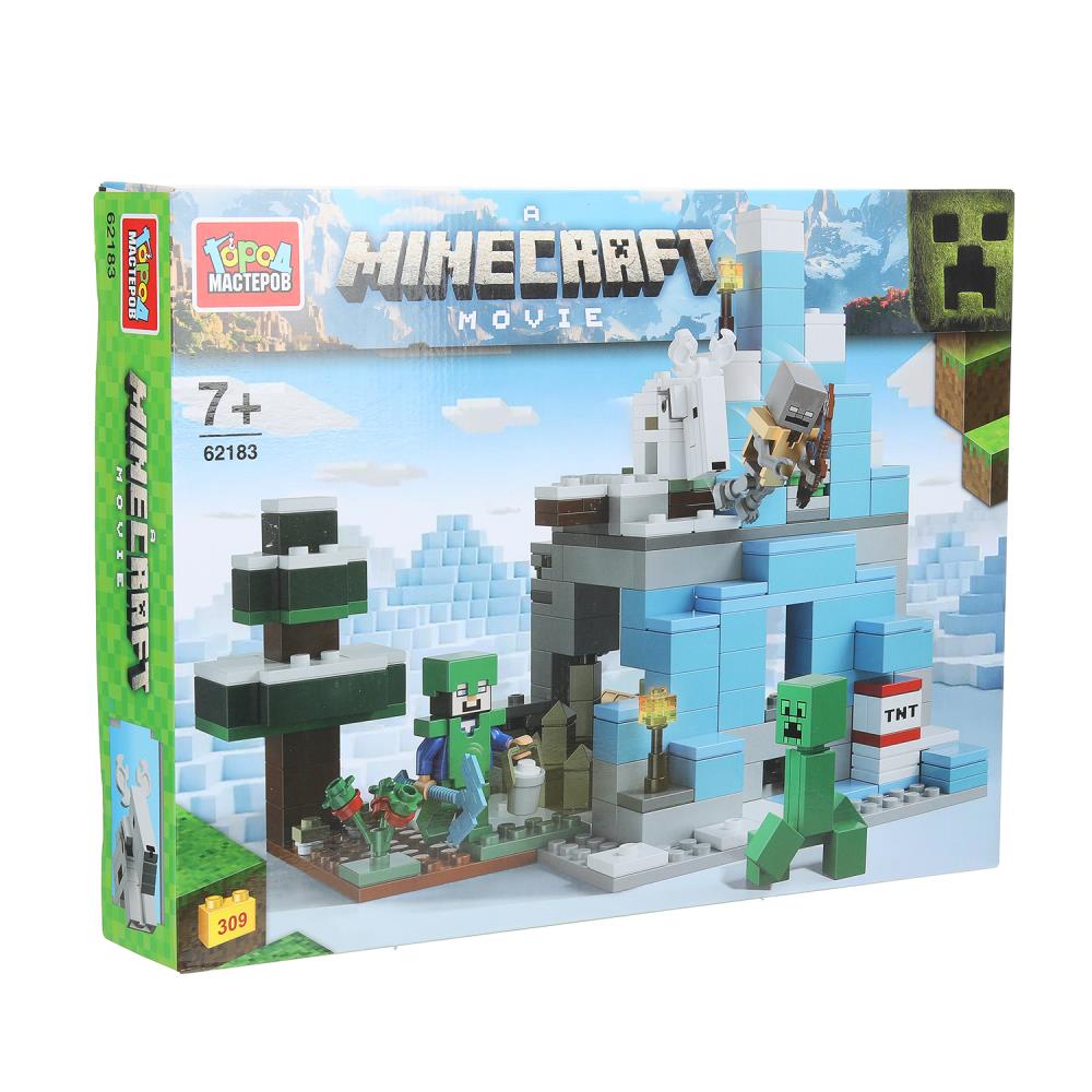 Конструктор minecraft movie, 309 дет. Город мастеров в кор.24шт