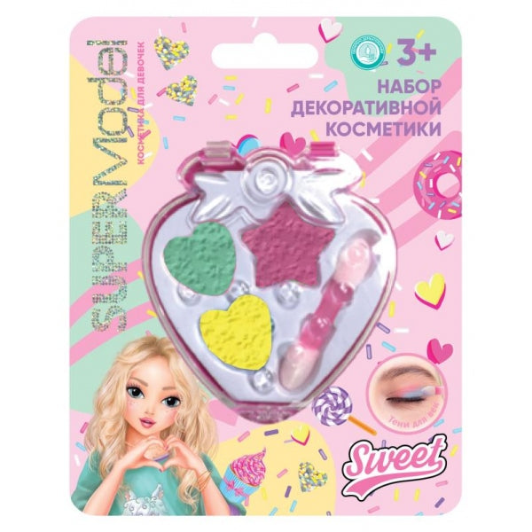 Косметика ДЛЯ ДЕВОЧЕК набор косметики: тени для век, аппликатор МИЛАЯ ЛЕДИ в кор.3*288шт